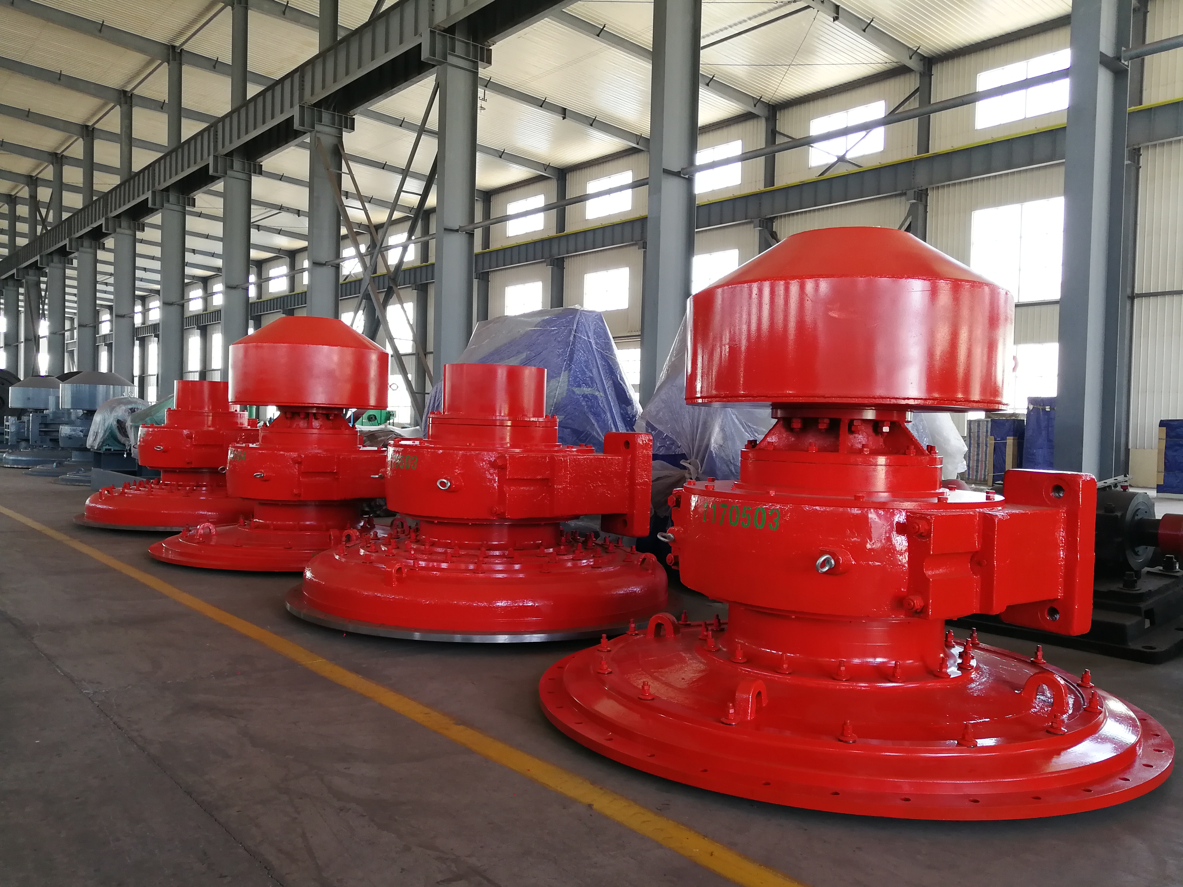 待发货的球磨机端盖 待发货的球磨机端盖